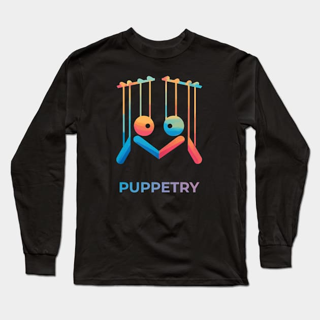 Puppetry Long Sleeve T-Shirt by ThesePrints